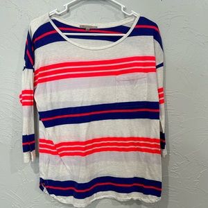 Multi colored Gap 3/4 sleeved shirt